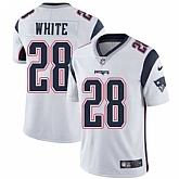 Nike New England Patriots #28 James White White NFL Vapor Untouchable Limited Jersey,baseball caps,new era cap wholesale,wholesale hats